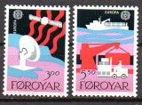 FEROE 1988, EUROPA CEPT, Transport, serie neuzata, MNH