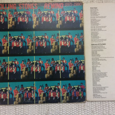 the rolling stones rewind 1971-1984 disc vinyl lp selectii muzica rock r'n'r VG+