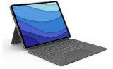 Husa cu tastatura Logitech Combo Touch pentru iPad Pro 12,9 inchi, AZERTY franceza, Gri - SECOND