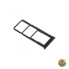 Suport SIM - Card Samsung Galaxy A12 Nacho A127 / A12 A125 Negru Service Pack GH98-46124A foto
