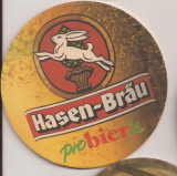 L1 - suport pentru bere din carton / coaster - Hasen-Brau