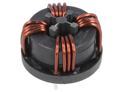 Inductor bobinat THT 1,35mH 500VAC foto