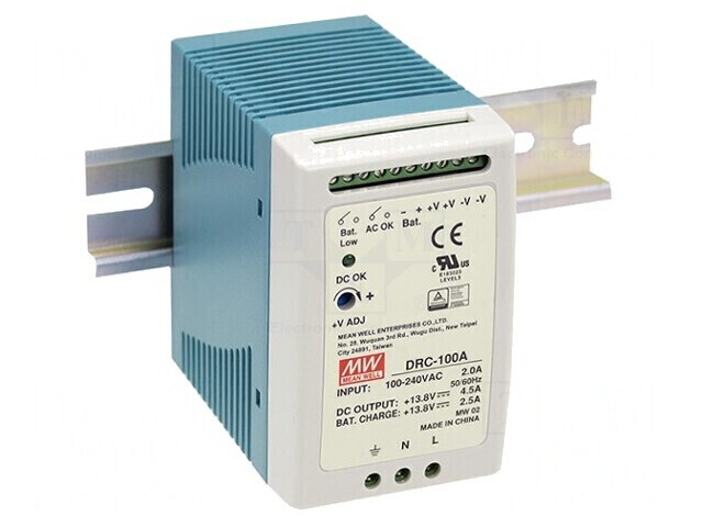 Alimentator Pulsatoriu cu Buffer pentru Șină DIN 96,6W 2,25A