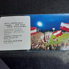 bilet CFR Cluj - Inter D escaldes