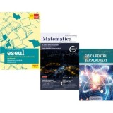 Pachet Bacalaureat 2026. Eseul. Literatura Romana. Pregatire individuala pentru proba scrisa, Matematica pe intelesul tuturor M-mate-info, M-stiintele