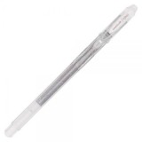 Pix cu gel Uni-ball Sparkling UM-120SP, 0. 7mm, cu capac, argintiu cu sclipici