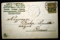 P.070 BUDAPEST BRASSO BRASOV 1903 CIRCULATA foto