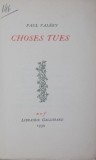 CHOSES TUES