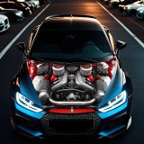 Cumpara ieftin Folie Capota Auto &quot;Hood Art&quot; rezistenta la exterior, marime M (165 x 120cm) - Cod: AVX-CAPOTA-020M, AVEX