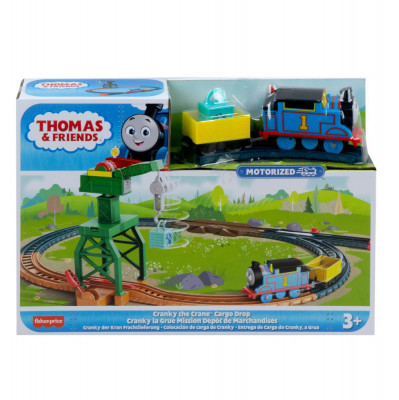 THOMAS SET DE JOACA CU LOCOMOTIVA CRANKY MOTORIZATA SI ACCESORII foto