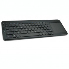 TASTATURI MICROSOFT &amp;amp;quot;All in one media&amp;amp;quot; wireless 83 taste format TKL (fara keypad) Wireless (2.4 GHz) negru &amp;amp;quot;N9Z-00022&amp;amp;quot; (include TV foto