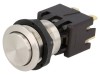 Comutator Anti-Vandalism DPST-NO 12A 250VAC IP64 &Oslash;19mm