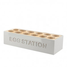 Suport din lemn Egg Station pentru oua Apollo RB foto