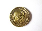Cumpara ieftin Rara! Austria medalia:Aniversarea nuntii de argint Franz Josef I si Elisabeth 1879,diametrul:28 mm