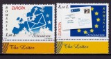 Cumpara ieftin ✅ RO 2008 LP 1802 "Europa 2008-Scrisoarea", serie cu tabs din minicoli ( sus sau jos / diferite tabs ) , MNH