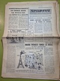 Ziarul sportul popular 20 martie 1967 - romania intalneste franta la fotbal dupa 35 de ani