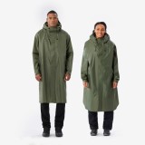 Pelerină ploaie ajustabilă tip Poncho Trekking, 75 L max, MT900 2.0 Kaki