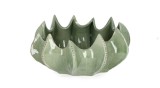 Bol decorativ ceramica verde Tae 34,5x33x16h