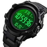 Ceas Digital Barbati SKMEI 1568 Negru , Afisaj Digital, Functii Multiple, Design Sportiv, Cronometru, Alarma, Rezistent la Apa 5ATM