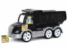 Basculanta mare militara Viva Toys, bena rabatabila, plastic rezistent, negru, pentru copii peste 3 ani