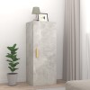 VidaXL Dulap de perete, gri beton, 34,5x34x90 cm, lemn compozit