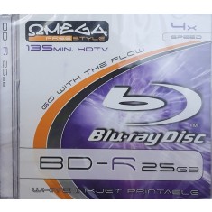 Disc printabil Blu-ray 25GB, 4x carcasa groasa - Omega