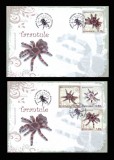 2010 Romania, 2 FDC Tarantule LP 1856, plicuri prima zi, Romania de la 1950, Fauna