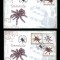 2010 Romania, 2 FDC Tarantule LP 1856, plicuri prima zi