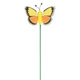 Stick Decorativ pentru Ghiveci, Fluture de Lemn, 25cm, CMCLASS