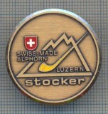 AX 194 INSIGNA-TURISM MONTAN-BUCIUM-CORN ALPIN-SWISS MADE ALPHORN-LUZERN STOCKER