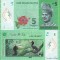 MALAEZIA 5 ringgit ND polymer UNC!!!