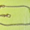 D22-Lant ceas buzunar argintiu metal cromat. Lungime 49 cm. Stare foarte buna.