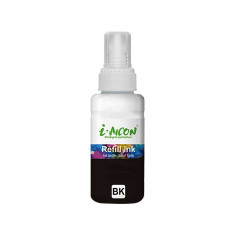 Flacon Cerneala I-Aicon T6641 Neagra, Compatibil cu Epson EcoTank, 70 ml, Cartus Cerneala Imprimanta, Flacon Cerneala Imprimante, Cerneala Imprimante