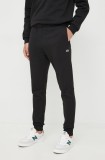 Lacoste pantaloni de trening bărbați, culoarea negru, uni XH9624-132