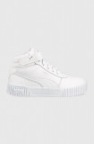 Puma sneakers Carina 2.0 culoarea alb 385851