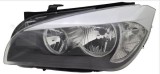 Far Bmw X1 (E84) 09.2009-07.2012 Valeo fata stanga H7+H7, cu ornament superior alb