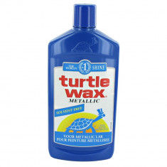 Ceara auto Turtle Wax TW52 Metallic wax 500ml pentru vopsele metalizate - BIT-1830602 foto