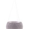 CURVER. Ghiveci mic suspendat imitatie impletitura crosetata violet COZIES S