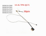 Cablu video LVDS Laptop, HP, Pavilion 14-AL, 14-AV, TPN-Q171, DD0G31LC000, DD0G31LC001, DD0G31LC010, DD0G31LC011, DD0G31LC021, 30 pini