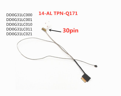 Cablu video LVDS Laptop, HP, Pavilion 14-AL, 14-AV, TPN-Q171, DD0G31LC000, DD0G31LC001, DD0G31LC010, DD0G31LC011, DD0G31LC021, 30 pini foto
