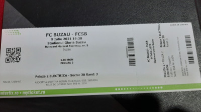 Bilet FC Buzau - FCSB foto