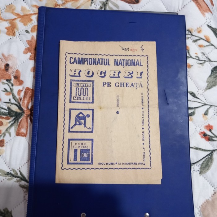 Program Turneu de Hochei 12-16 01 1987