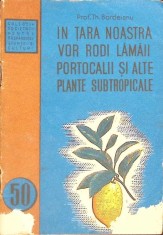 IN TARA NOASTRA VOR RODI LAMAII, PORTOCALII SI ALTE PLANTE SUBTROPICALE-TH. BORDEIANU-266576