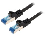 Patch cord S/FTP Cat 6a 0.5m RJ45 Goobay - Cablu de rețea de &icirc;naltă performanță