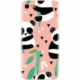 Husa silicon pentru Apple Iphone 5c, Baby Panda 001