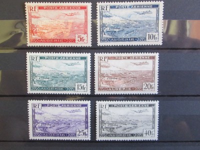 ALGERIA POSTA AERIANA SERIE=MNH=6 foto