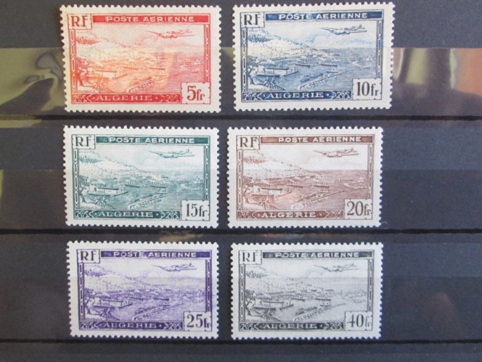 ALGERIA POSTA AERIANA SERIE=MNH=6