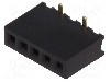 Conector 5 pini, seria {{Serie conector}}, pas pini 1.27mm, CONNFLY - DS1065-02-1*5S8BS1