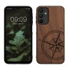 Husa Kwmobile pentru Samsung Galaxy A15 5G, Maro, Lemn, KWM000021PM001C, Silicon, Carcasa