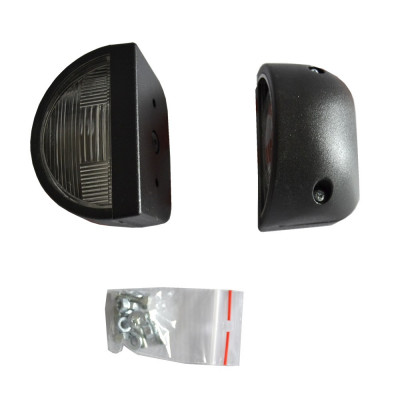 Lampa auto BestAutoVest pentru numar camion set de 2 buc partea Dreapta si Stanga 12V 24V 90x55x60mm carcasa alba foto